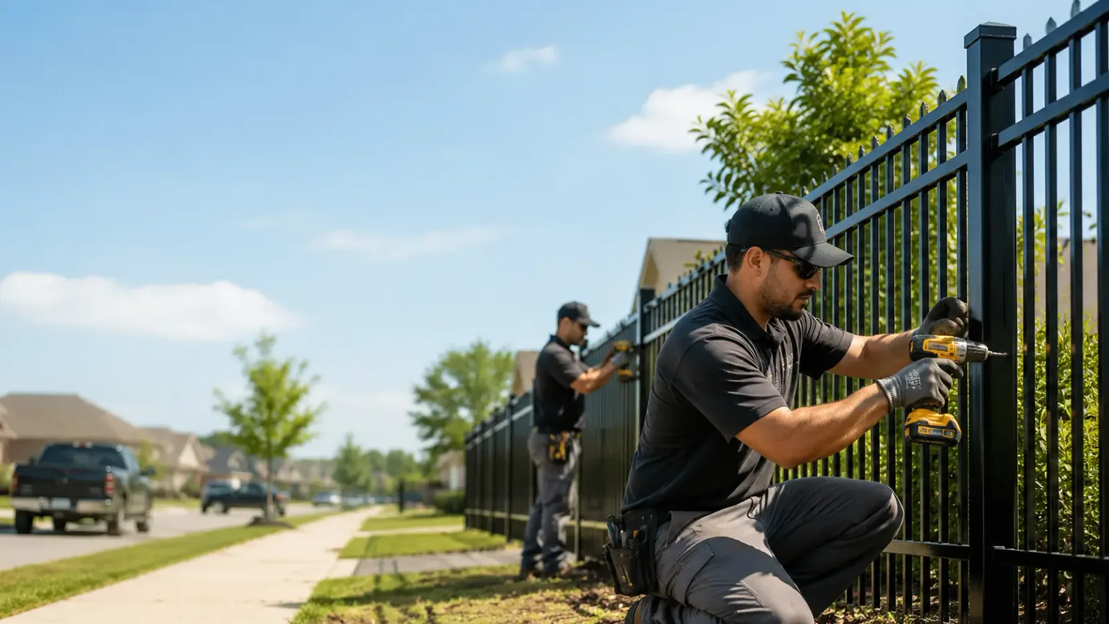 Metal Fence Installation in Fountain Hill, AR